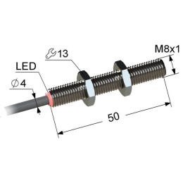 Выключатель бесконтактный PS2-08M50-4B31-K МЕГА-К A8010-02835796