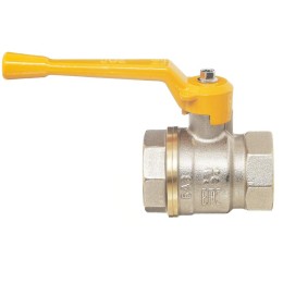 Кран шаровой 11Б27п DN40 PN40 газ вр/вр рычаг никель серия Standart БАЗ.А10.0.40.НГ.40.Н