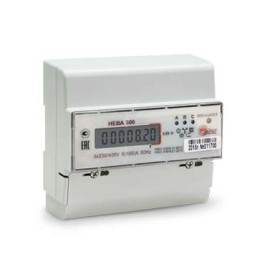 Счетчик НЕВА 306 1S0 3ф 5-60А класс точн. 1.0 1 тариф. ЖКИ 230В ТАЙПИТ 6056056