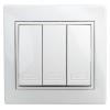 Выключатель 3-кл. СП Plano 10А IP20 1-106-01 250В бел. Intro Б0027605