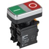 Кнопка "I-O" d22мм 1НО+1НЗ MASTER без подсветки IEK MI-BT60-11R-3-21-K51