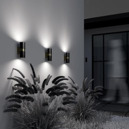 Светильник Bowery 2х50Вт GU10 IP54 бра настен. Maytoni O582WL-02B