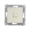 Розетка телефонная 1-м СП Pixel RJ11 механизм беж. TOKOV ELECTRIC TKE-PX-RT1-C02