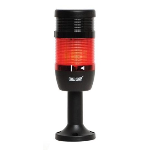 Колонна сигнальная 70мм 220В светодиод LED зуммер красн. EMAS IK71L220ZM01
