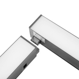 Светильник светодиодный офисный LPL-6009 900х55х55 36Вт 4000К LED черн. Ultraflash 15547