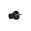 Вилка Accessories 1ф черн. LEZARD 715-0101-601B