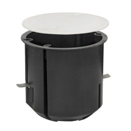 Коробка универсальная установочная КМП-020-028 углубленная с метал. лапками и крышкой 80х70 розн. ст