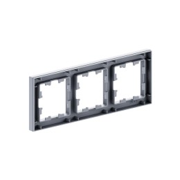 Рамка 3-м Эпика алюм. пластик EKF UP1-FPA-03