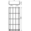 Лоток проволочный 200х55 L3000 сталь 3.9мм GRM 55 200 G оцинк. OBO 6001446