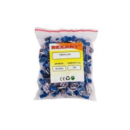 Клемма плоская изолир. (КПИ гнездо+штекер - 7.4мм+6.3мм) 1.5-2.5кв.мм (PDDD2-250) REXANT 08-0424