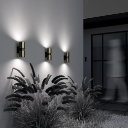 Светильник Bowery 2х50Вт GU10 IP54 бра настен. Maytoni O582WL-02BS