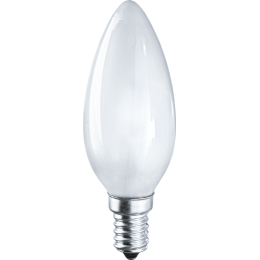 Лампа галогенная 94 241 NH-C35-42-230-E14-FR 42Вт свеча E14 3000К 230В Navigator 94241