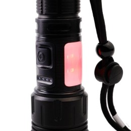 Фонарь светодиодный аккумуляторный E14102 лазер диод LD PB магнит Type C 10Вт 18650 1.8+0.8А.ч кор.