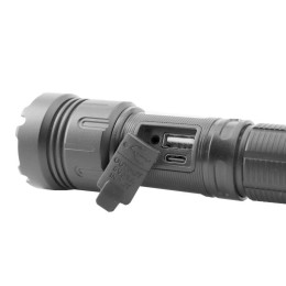 Фонарь светодиодный аккумуляторный E14102 лазер диод LD PB магнит Type C 10Вт 18650 1.8+0.8А.ч кор.