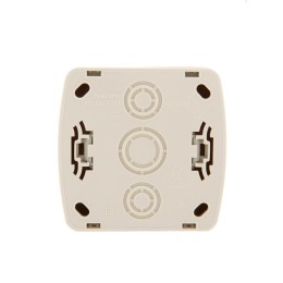 Розетка 1-м ОП Demet 16А IP20 без заземл. керамика крем. LEZARD 711-0300-121