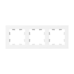 Рамка 3-м Эпика бел. пластик EKF UP1-FPW-03