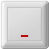 Выключатель 1-кл. СП W59 16А IP20 с подсветкой в сборе сл. кость SchE VS116-153-28