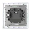 Выключатель 2-кл. СП Pixel 10А IP20 в сборе перламутр. TOKOV ELECTRIC TKE-PX-V2F-C04