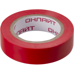 Изолента ПВХ 61 878 OIT-B15-10/R красн. ОНЛАЙТ 61878