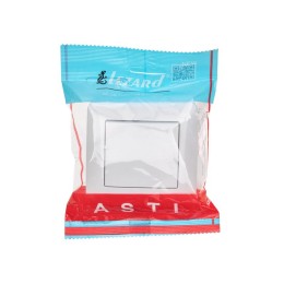 Выключатель 1-кл. 1п СП ASTI 10А IP20 в сборе бел. LEZARD 7081-0202-100