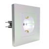 Розетка 1-м СП Pixel 16А IP20 с заземл. защ. шторки в сборе перламутр. TOKOV ELECTRIC TKE-PX-R1FZSF-