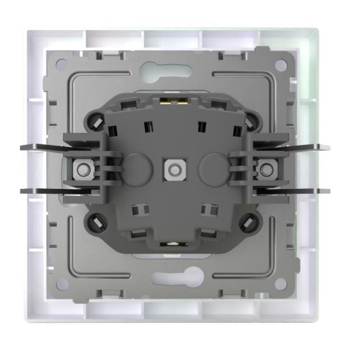Розетка 1-м СП Pixel 16А IP20 с заземл. защ. шторки в сборе перламутр. TOKOV ELECTRIC TKE-PX-R1FZSF-