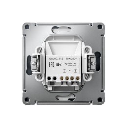 Выключатель 1-кл. ArtGallery 10AX быстрозажим. клем. механизм грифель SE GAL000711S