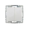 Выключатель 2-кл. СП Rain IP20 механизм бел. LEZARD 703-0288-101