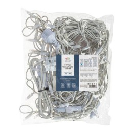 Гирлянда светодиодная "Айсикл" (бахрома) 4х0.6м 128LED син. 10Вт 230В IP67 эффект мерцания провод бе