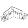 Коннектор Connector TF L-shaped internal white СТ 4909001060
