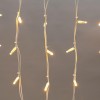 Гирлянда светодиодная "Айсикл" (бахрома) 5х0.7м 152LED тепл. бел. 12Вт IP67 провод бел. каучук (нуже