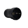 Розетка штепсельная Accessories с заземл. черн. LEZARD 715-0600-606B