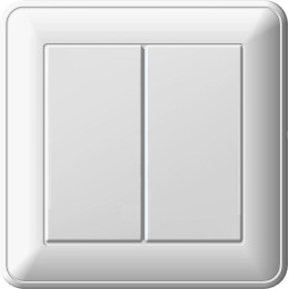 Выключатель 2-кл. СП W59 16А IP20 в сборе сл. кость SchE VS516-252-28