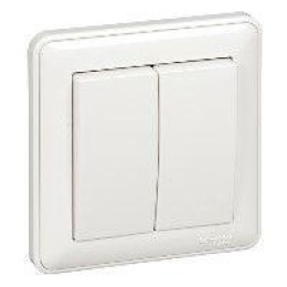 Выключатель 2-кл. СП W59 16А IP20 в сборе сл. кость SchE VS516-252-28