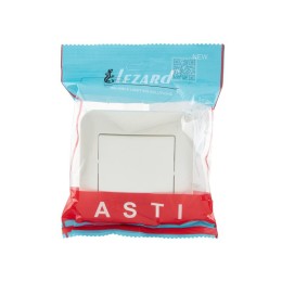 Выключатель 1-кл. 1п СП ASTI 10А IP20 в сборе жемчуж./бел. перламутр. LEZARD 7081-3030-100