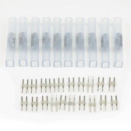 Соединитель контактный прямой UTC-K-12/N21 CLEAR 010 POLYBAG для светодиод. лент ULS-N21 NEON 220В 8
