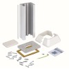 Мини-колонна 1сторона на 2 S-мод. 336х71.5(125)х109.5(164)мм бел. Simon Connect ALC312-9