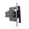 Выключатель 1-кл. СП Pixel 10А IP20 с индикатором механизм карбон TOKOV ELECTRIC TKE-PX-V1I-C14