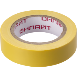 Изолента ПВХ 61 879 OIT-B15-10/Y желт. ОНЛАЙТ 61879
