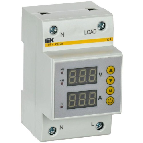 Реле напряжения и тока РНТ-д 1ф 54мм 40А KARAT IEK IVC31-1-40