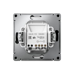 Выключатель 1-кл. ArtGallery 10AX быстрозажим. клем. механизм карбон SE GAL001011S