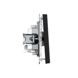 Выключатель 1-кл. ArtGallery 10AX быстрозажим. клем. механизм карбон SE GAL001011S