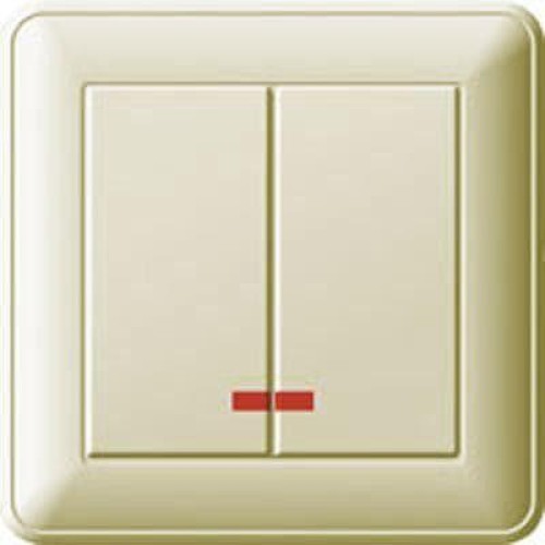 Выключатель 2-кл. СП W59 16А IP20 с подсветкой в сборе сл. кость SchE VS516-251-28