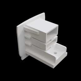 Заглушка торцевая Trinity бел. 1шт Voltega TRA-VGL005EC-31W