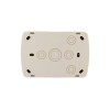Розетка 2-м ОП Demet 16А IP20 с заземл. закрыт. корпус керамика крем. LEZARD 711-0300-127