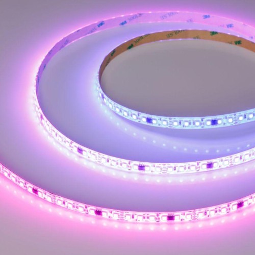 Лента светодиодная SPI-SE-A120-10mm 24V RGB-PX6-BPT 23Вт/м IP65 2835 герметичная бегущий огонь (уп.5