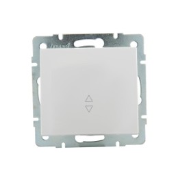 Переключатель проходной 1-кл. СП Rain IP20 механизм бел. LEZARD 703-0288-105
