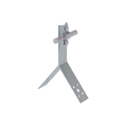 Держатель болтовой коньковый KDB-H80-D5-10 INOX304 для прутка d5-10мм H=80мм нерж. сталь КМ MA0090