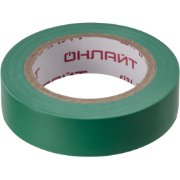 Изолента ПВХ 61 880 OIT-B15-10/G зел. ОНЛАЙТ 61880