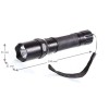 Фонарь аккумуляторный E145 CREE 1Вт фокус 3 режима 220В пластик. черн. (бокс) Ultraflash 12352